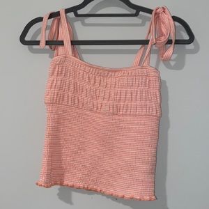 forever 21 smocked tank top
